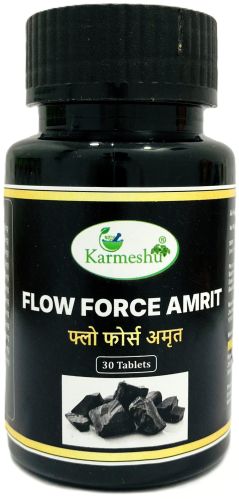 Karmeshu Flow Force Amrit Tablets, Packaging Type : HDPE Bottle
