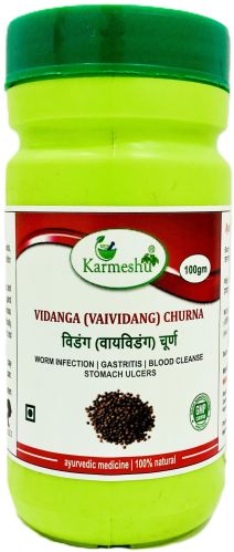 Karmeshu Vaividang Herbal Churna, Packaging Size : 100g