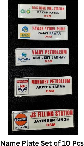 Royal Acrylic Customized Name Plates, Color : Transparent