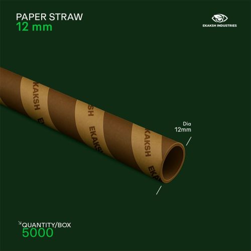 12mm Printed Paper Straw