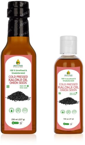 Aroga Foods Cold Pressed Kalonji Oil 100ml & 250ml