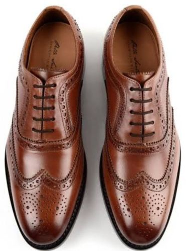 Brown Men Lace Up Formal Shoes Classic