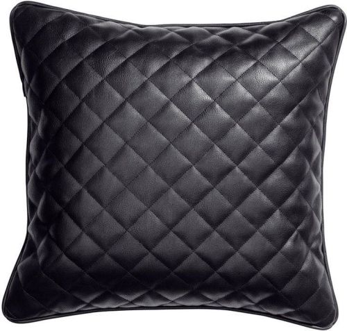 Black Leather Cushion