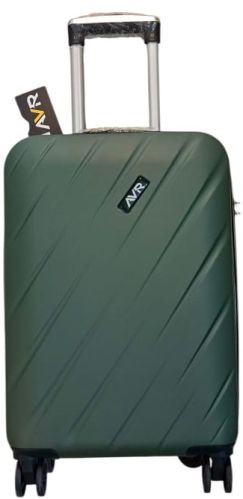 Avr Plain Hard Shell Trolley Bag ABS, Color : Bottle Green