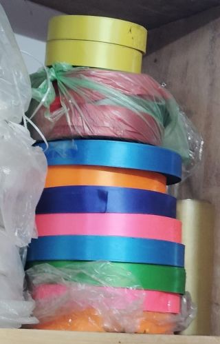 Cotton Polyester Satin Ribbon, Brand Name : Prajwal Creations