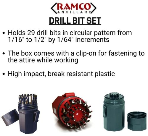 Plastic Tool Box for Drill Bit Set