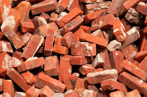 Rubbish Building Red Brick, Shape : Rectangular