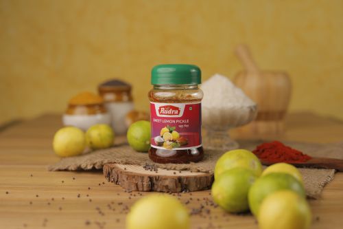 Rudra Sweet Lemon Pickle 200g, Packaging Type : PET Jar