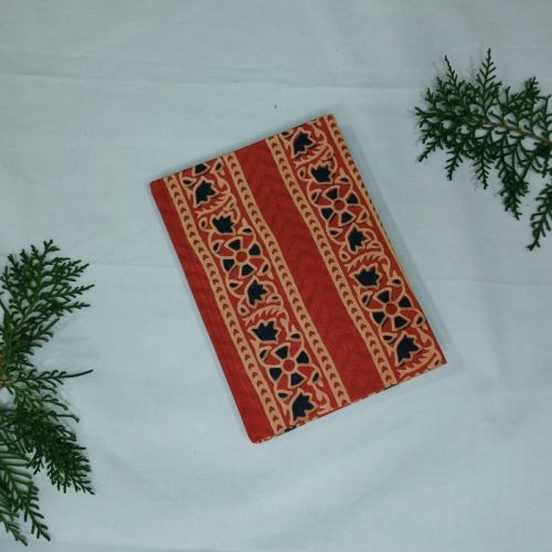 Smooth Fabric Handmade Diaries, Color : Red 5