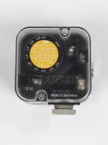PVC Dungs Gas Pressure Switch, Shape : Square, Packaging Type : Box