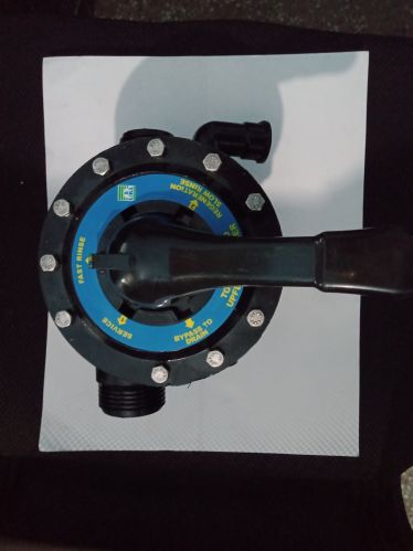 PVC Side Mount Multi Port Valve, Packaging Type : Black