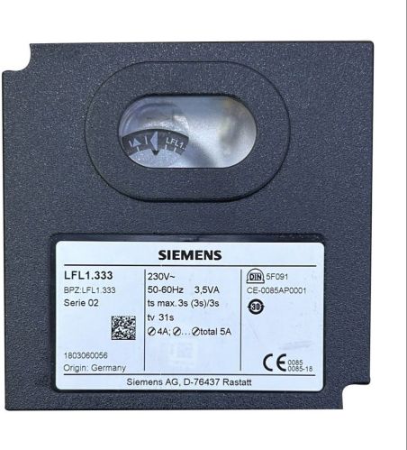 Siemens LFL1.333 Boiler Sequence Controller, Power Supply : 24V AC
