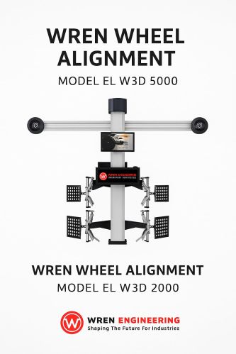 Wren 3d Wheel Alignment Machine, Color : Black