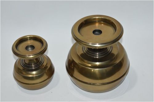 Modern Spherical Pillar Candle Holder Set OF 2 Pcs