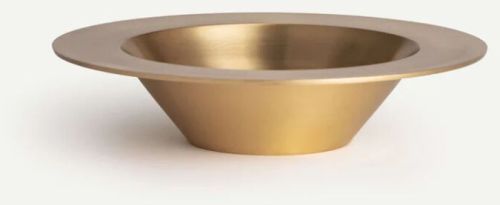 Metal Plain Kansa Serving Dish, Color : Golden Modern, Antique