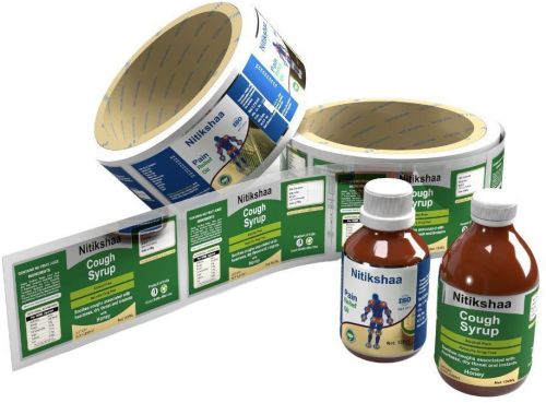 Patch Chromo Paper Label Roll, Color : White