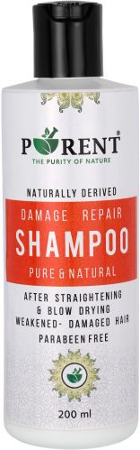 Sulfate-Free Hair Damage Repair Shampoo, Brand Name : Purent 200ml