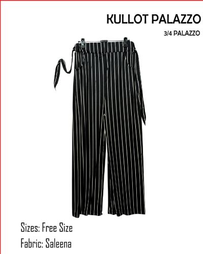 Polyester Kullot Rayon Palazzo