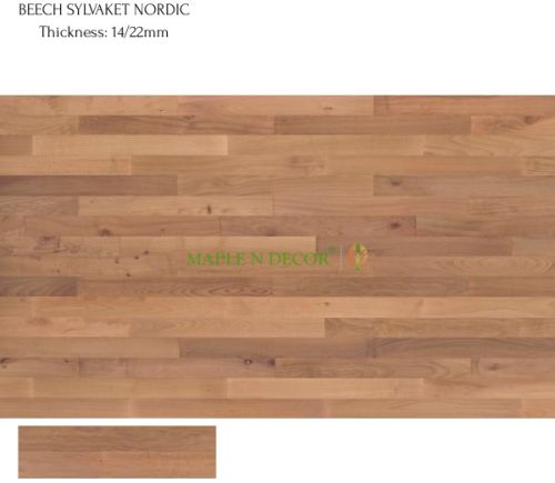 Polished Junckers Beech Sylvaket Variation Hardwood Floor
