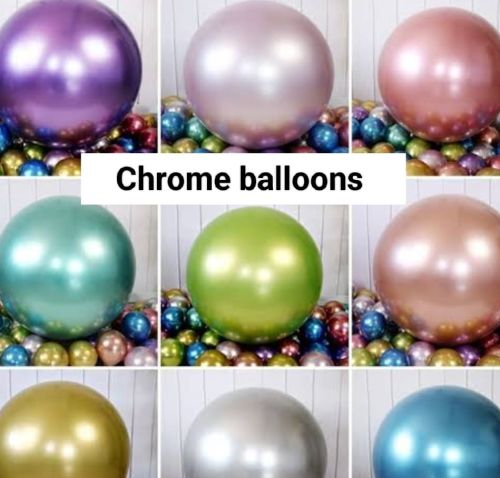 Latex Metallic Chrome Balloons Standard for Party Decoration