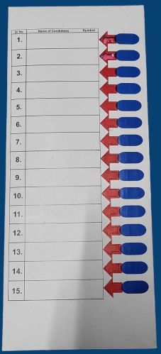 Plastic Dummy Evm Machine, Shape : Rectangular for Training Purposes