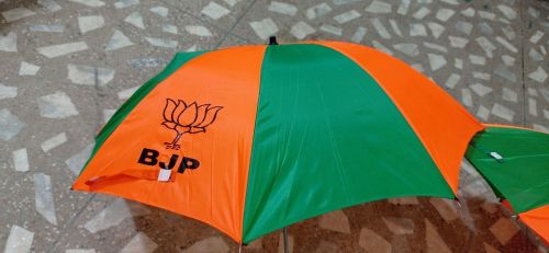Printed Political Promotional Umbrella, Color : Multicolor