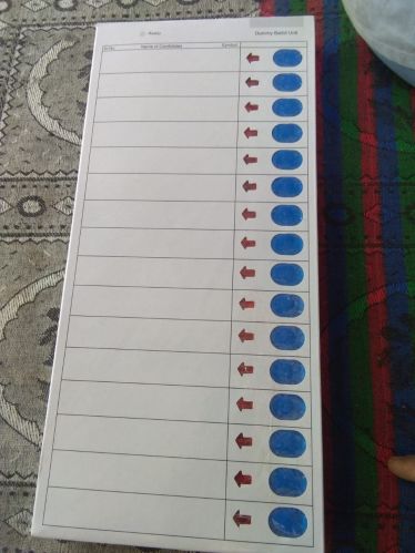 Polished Thermocol Dummy Evm Machine, Shape : Rectangular