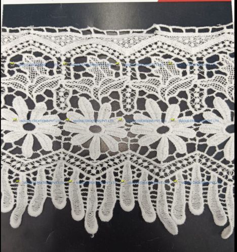 White Polyester Gpo Lace, Packaging Type : Courior & Parcel
