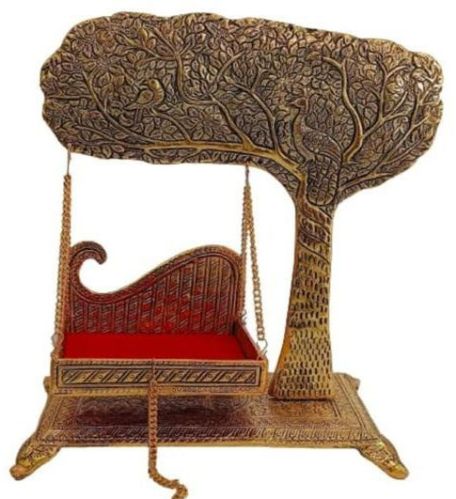 8x11x14 Inch Aluminium Golden Jhula
