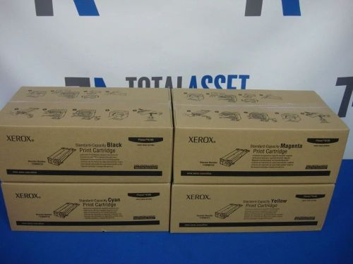 Genuine Xerox Phaser 6180 High Capacity CMYK Toner Cartridge Set