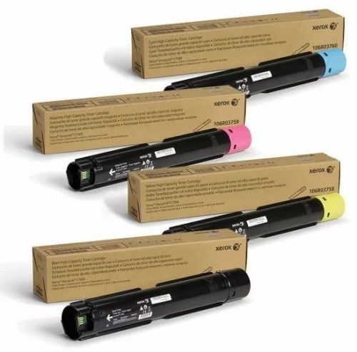 Genuine Xerox Versalink C7000 High Capacity CMYK Toner Cartridge Set