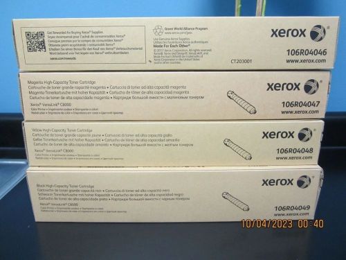 Genuine Xerox Versalink C8000 Cmyk Toner Cartridge Set