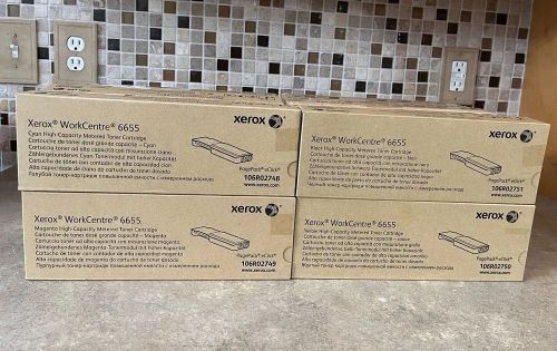 Genuine Xerox Workcentre 6655/6655i CMYK High Capacity Toner Cartridge Set