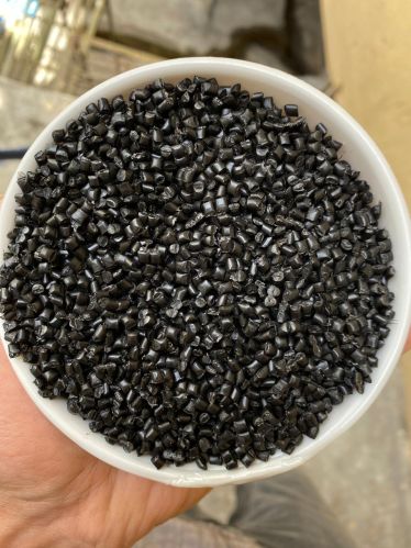 Polypropylene Next to Virgin Black PPCP Granules