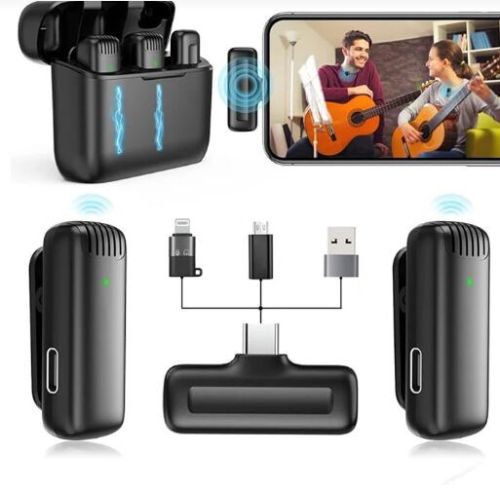 ABS Plastic J13 Wireless Microphone Noise Reduction Mic