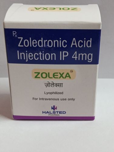 Zolexa Zoledronic Acid Injection, Packaging Type : Box