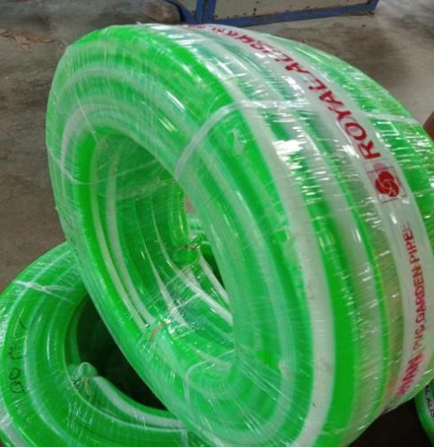 30m PVC Garden Pipe, Color : Green, Length : 100feet