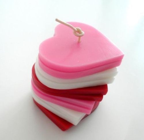 Soywax Polished Designer Candle, Color : Red, White, Multicolor