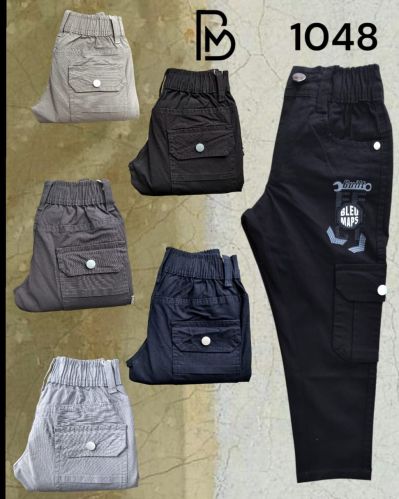 Cargo Cotton Pants, Color : Grey, Green, Blue, Black, 6 Colours