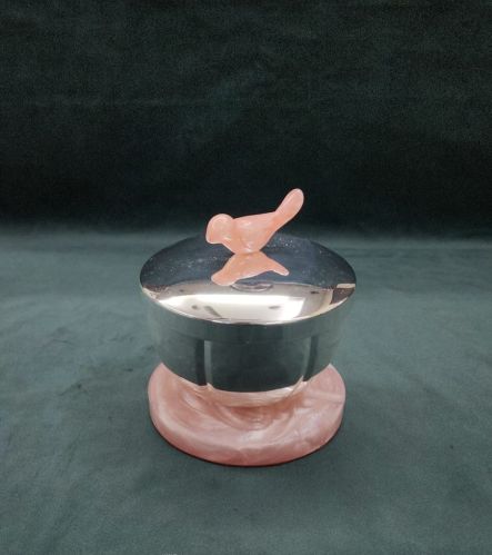 Polished Silver Sparrow Box for Gift, Storage