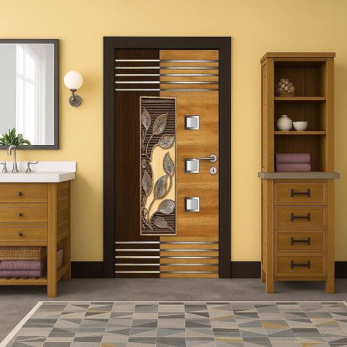 Wood Plastic Composite 30mm Premium CNC Digital WPC Door