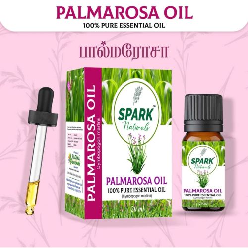 Common Palmarosa Essential Oil, Brand Name : Spark Naturals