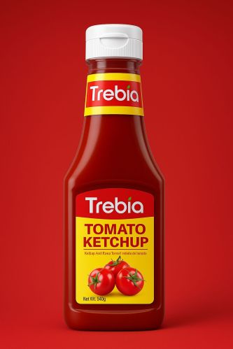 Trebia 340g Tomato Ketchup, Packaging Type : PET Bottle Glass Bottle