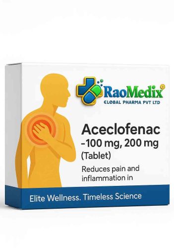 Aceclofenac Tablets, Packaging Type : Strips