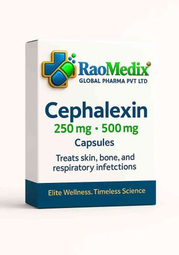 Cephalexin Capsules, Packaging Type : Strips