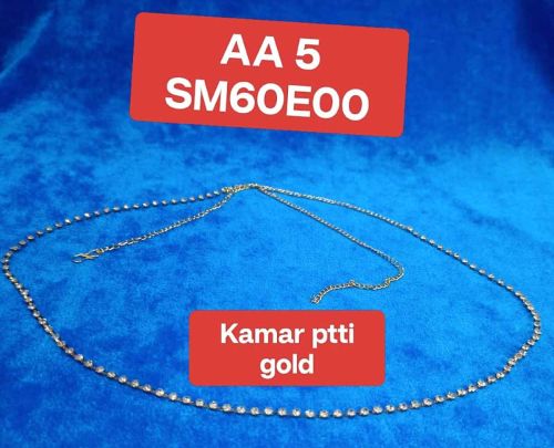 Metal Antique Design Kamarpatti Belly Chain, Color : Golden ( Base )