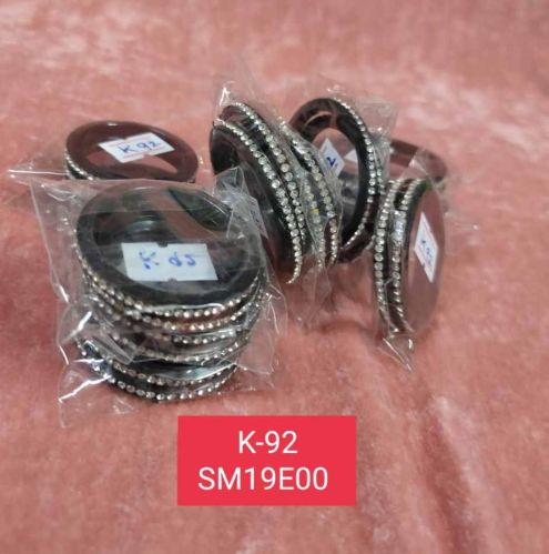 Ladies Black Plastic Bangle Standard Women\'s Size