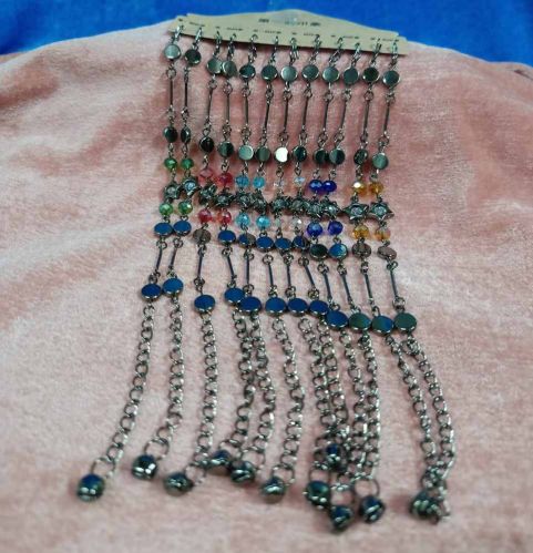 Designer Multi Layer Stone Bracelet, Color : Multi-color