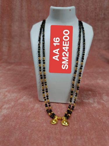 Elegant Long Chain Artificial Mangalsutra, Color : Gold