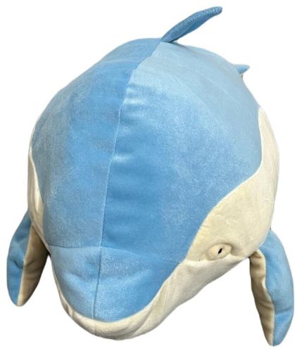 Plush Shark Soft Toy, Color : Sky Blue, Packaging Type : Plastic Bag